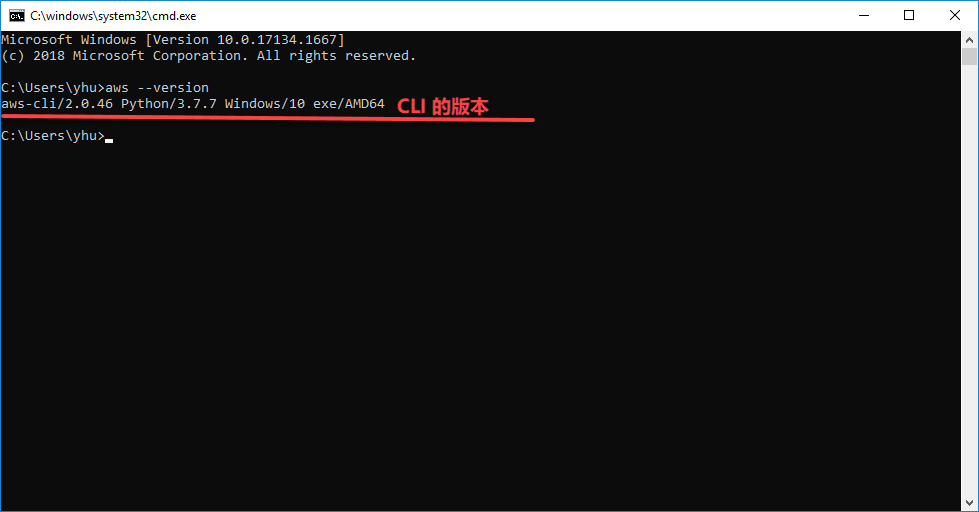 aws cli install windows version 2